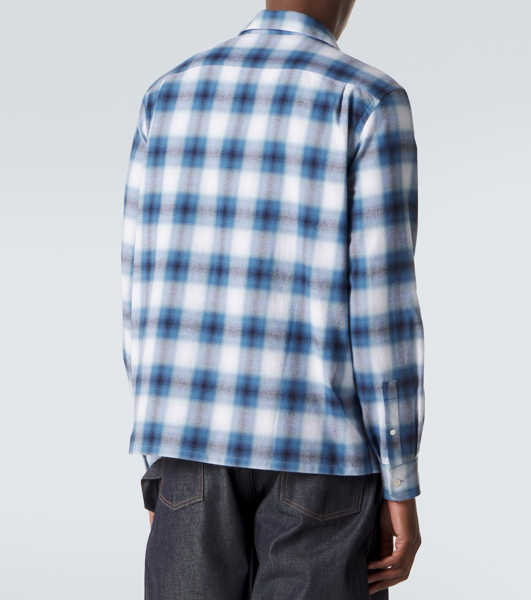 Checked cotton flannel shirt  | JW Anderson