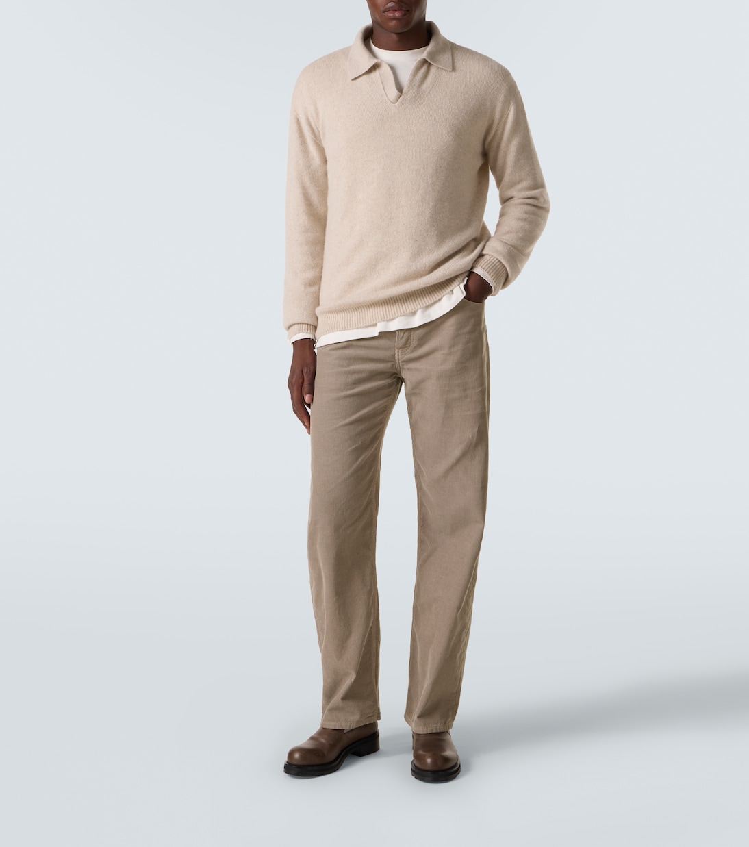 Rossen cotton corduroy straight pants | The Row