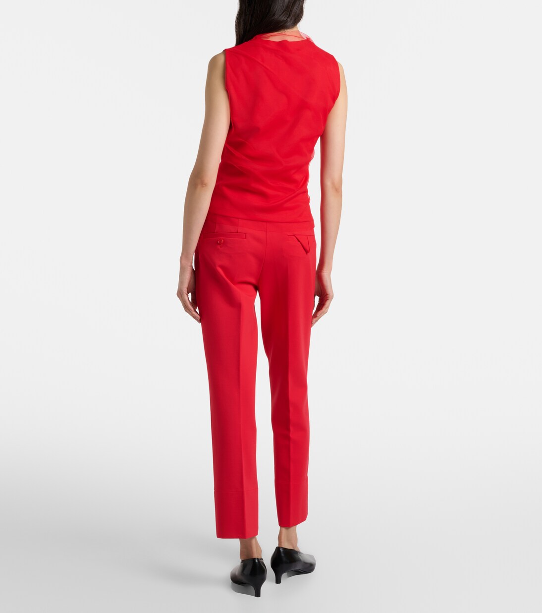 Cropped mid-rise slim pants | Dorothee Schumacher