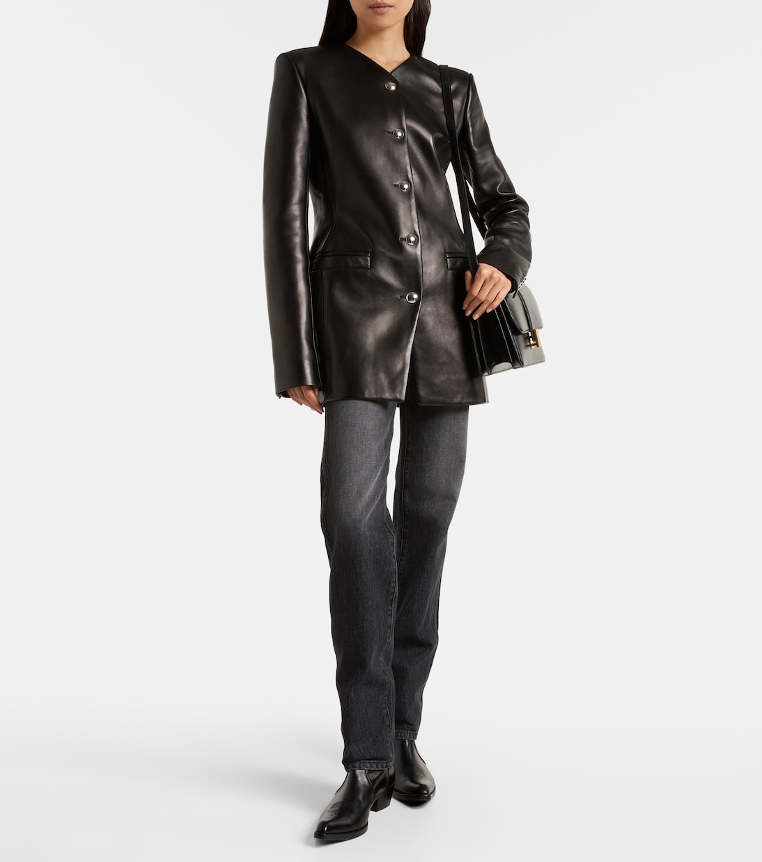 Clive leather ankle boots | Khaite