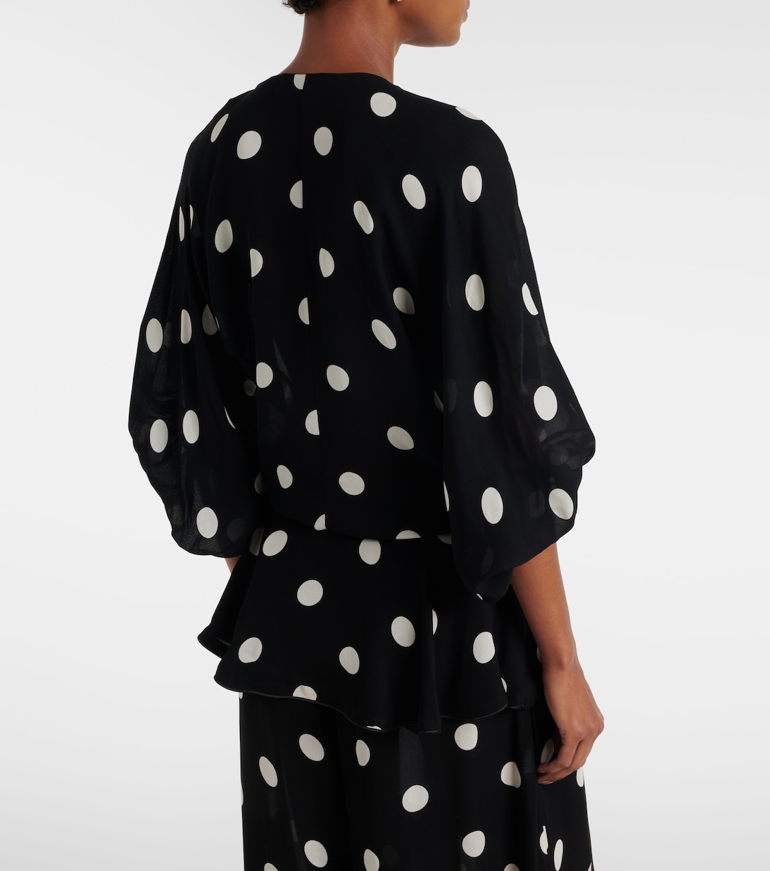 Polka-dot crop top | Adriana Degreas