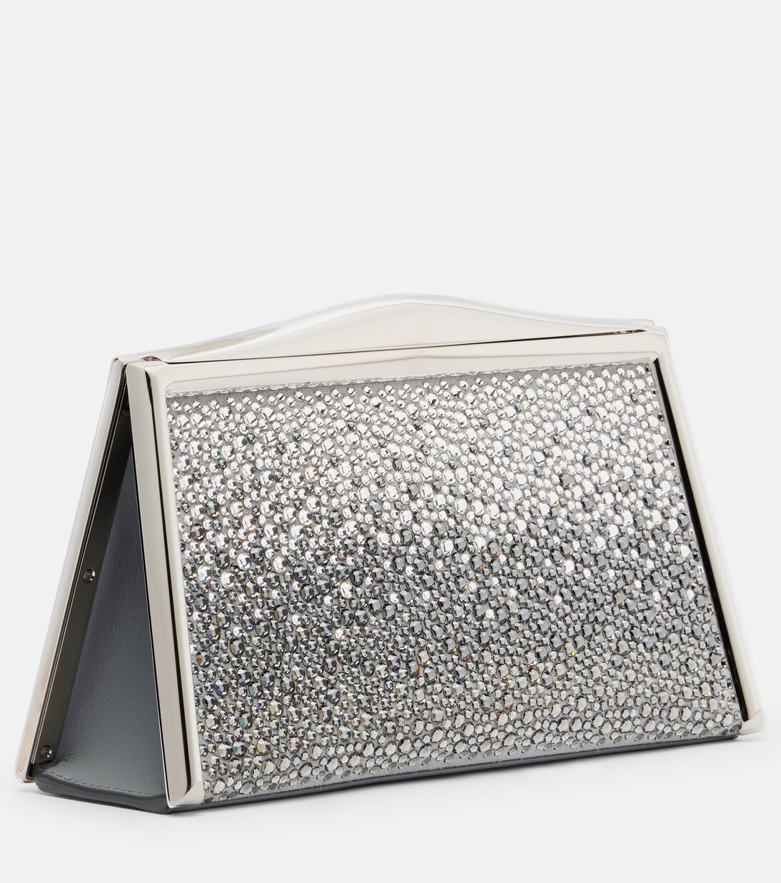 Clutch Jolie aus Veloursleder mit Swarovski®-Kristallen | Elie Saab