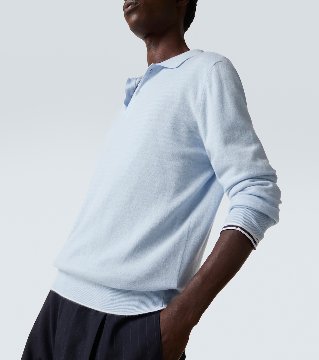 Cashmere polo sweater | Arch4