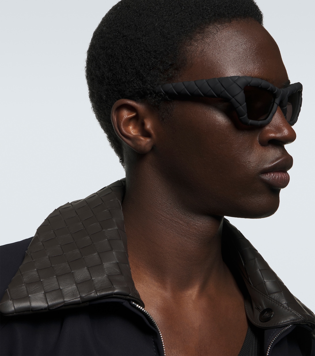 Intrecciato rectangular sunglasses | Bottega Veneta