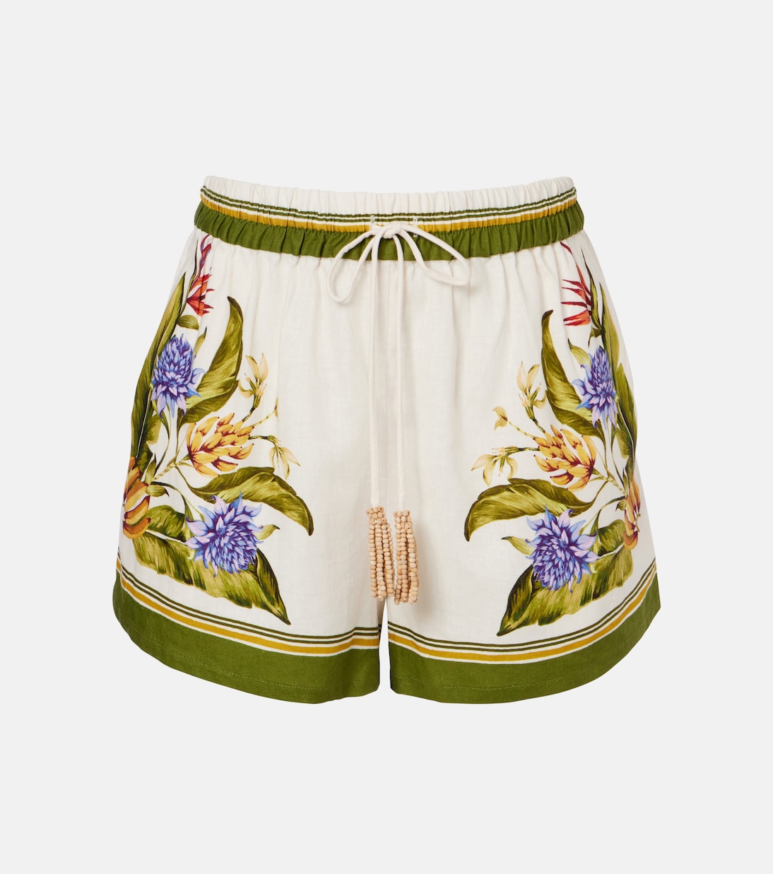 Bedruckte Shorts aus einem Leinengemisch | Farm Rio