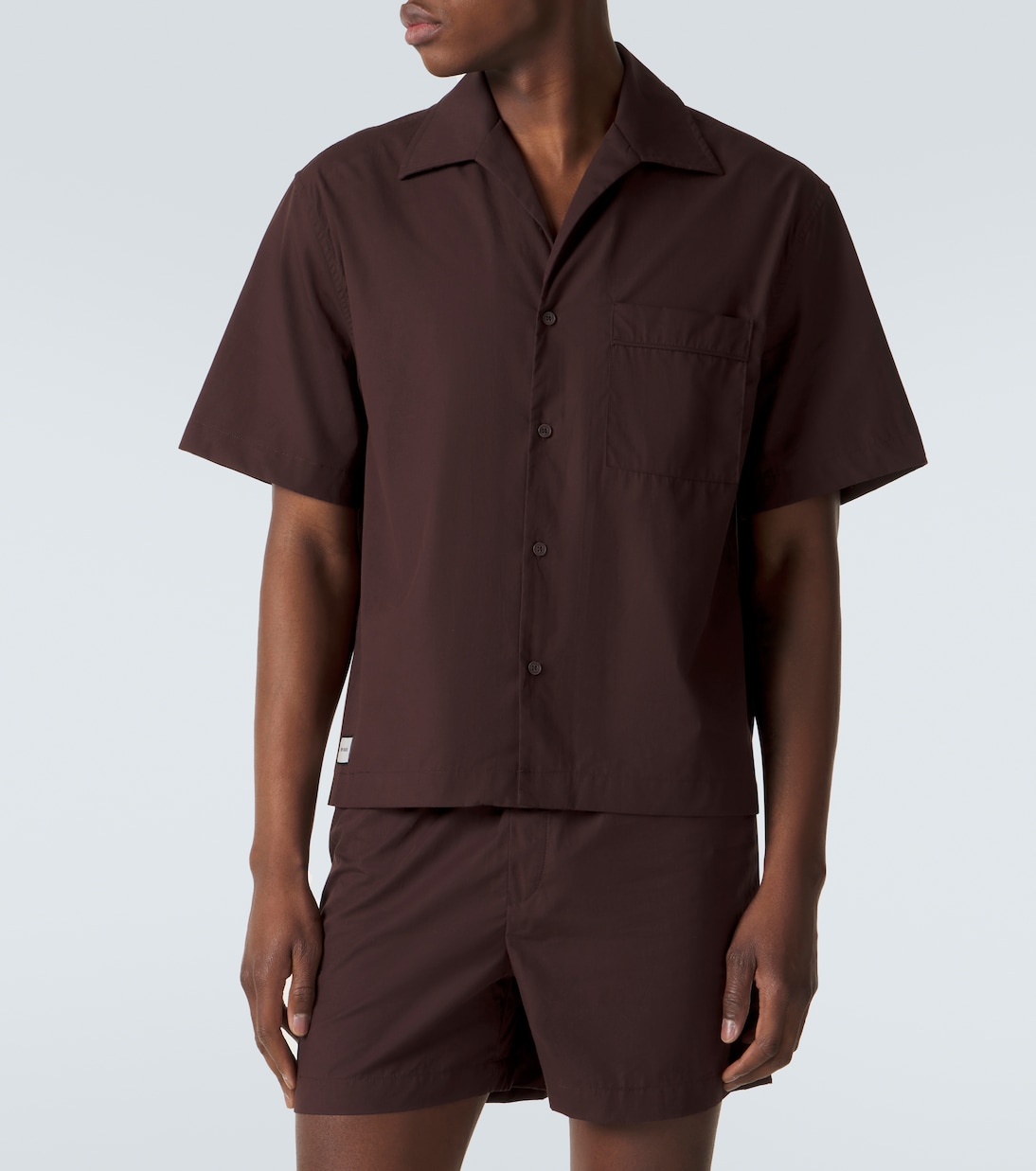 Cotton pajama shirt | Entire Studios