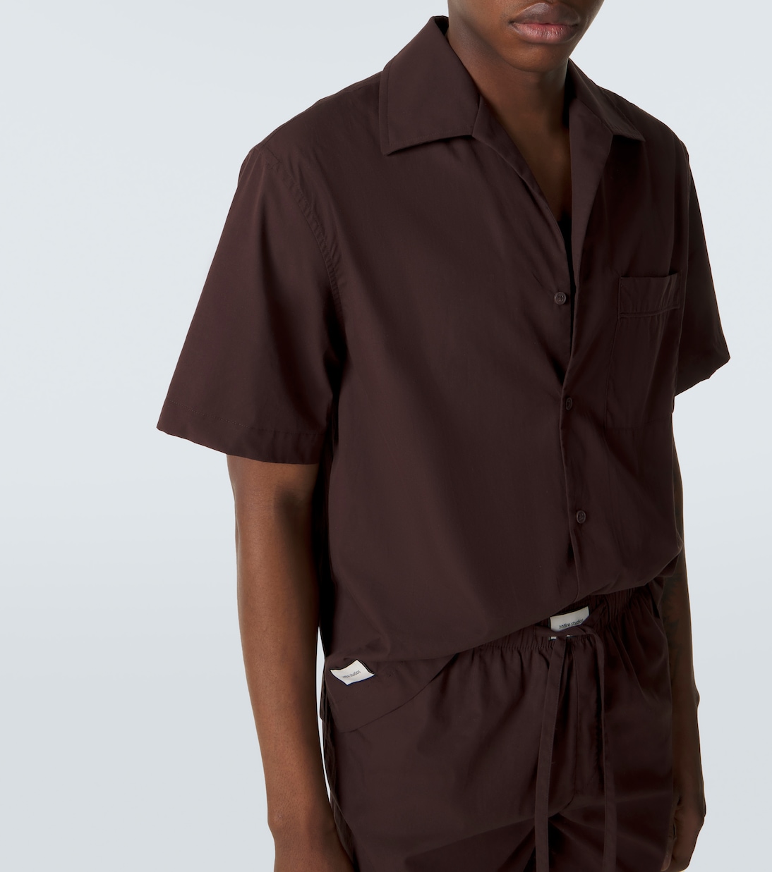 Cotton pajama shirt | Entire Studios