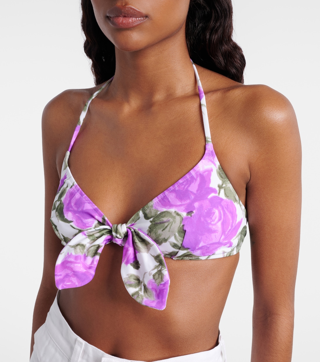 Top bikini con stampa floreale | Chloé