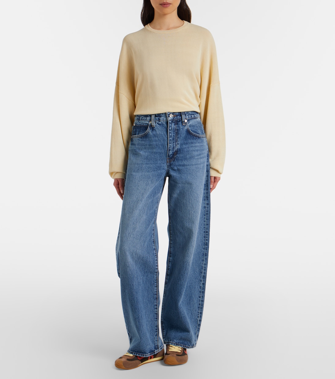 Bow barrel-leg jeans | Frame