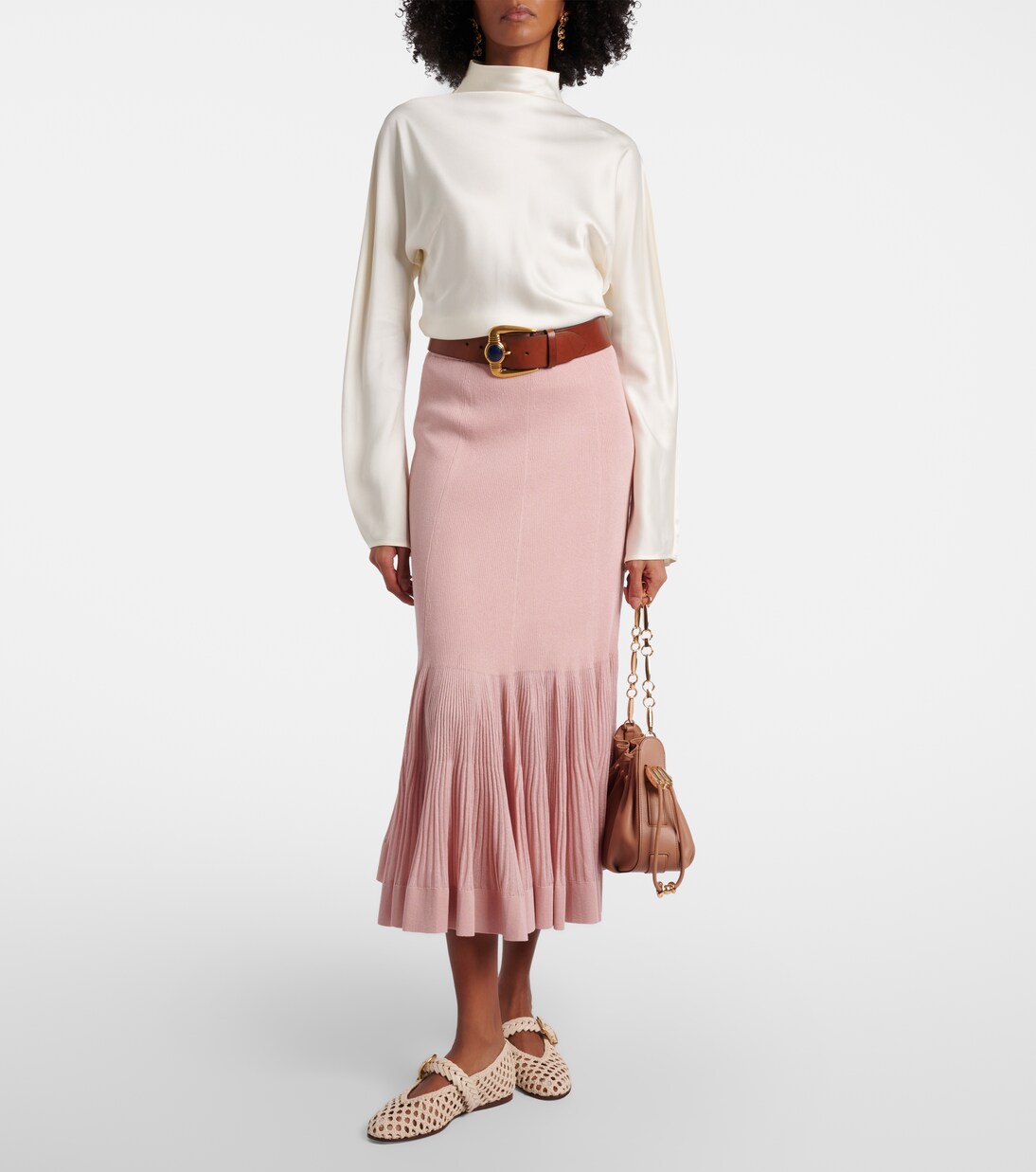 Alchemy braided leather Mary Jane flats | Zimmermann