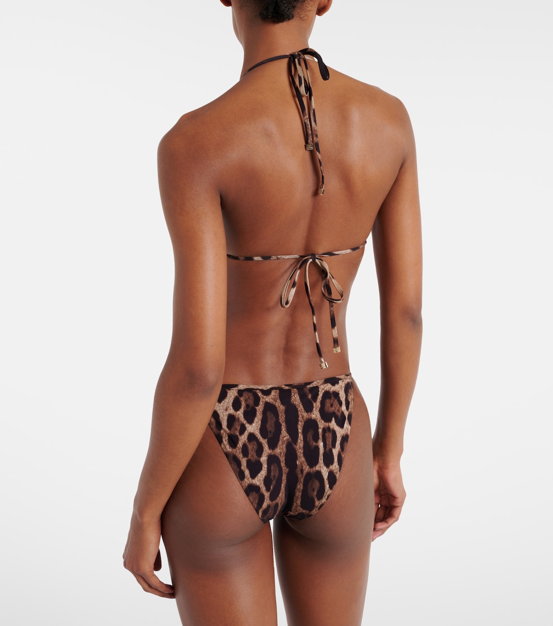 Leopard-printed bikini bottoms | Dolce&Gabbana