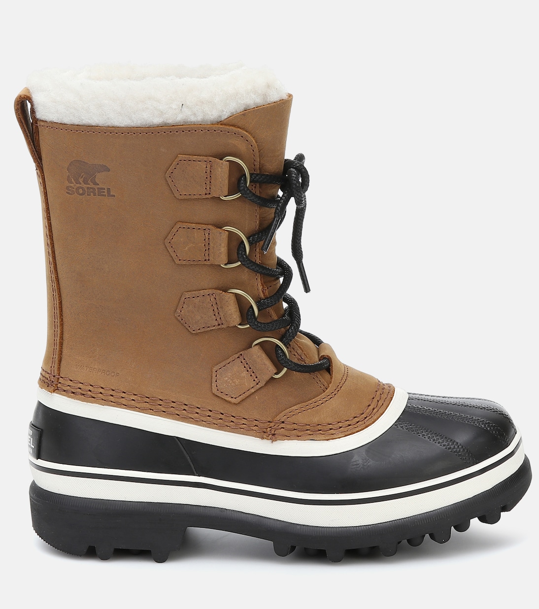 Caribou shearling and nubuck snow boots | Sorel