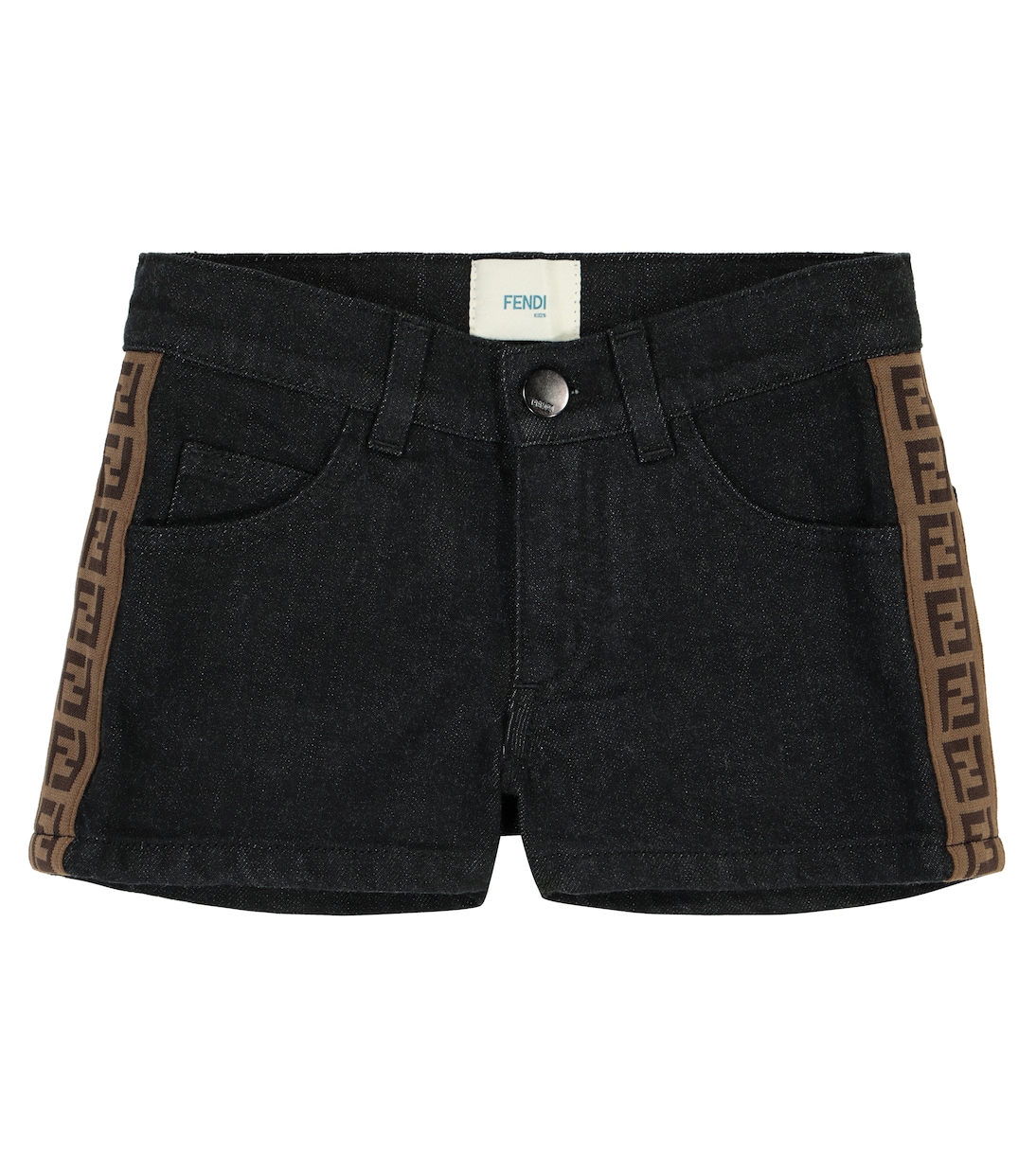Shorts FF de algodón elastizado | Fendi Kids