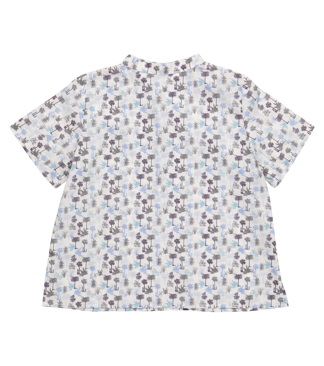 Cesar floral cotton shirt | Bonpoint