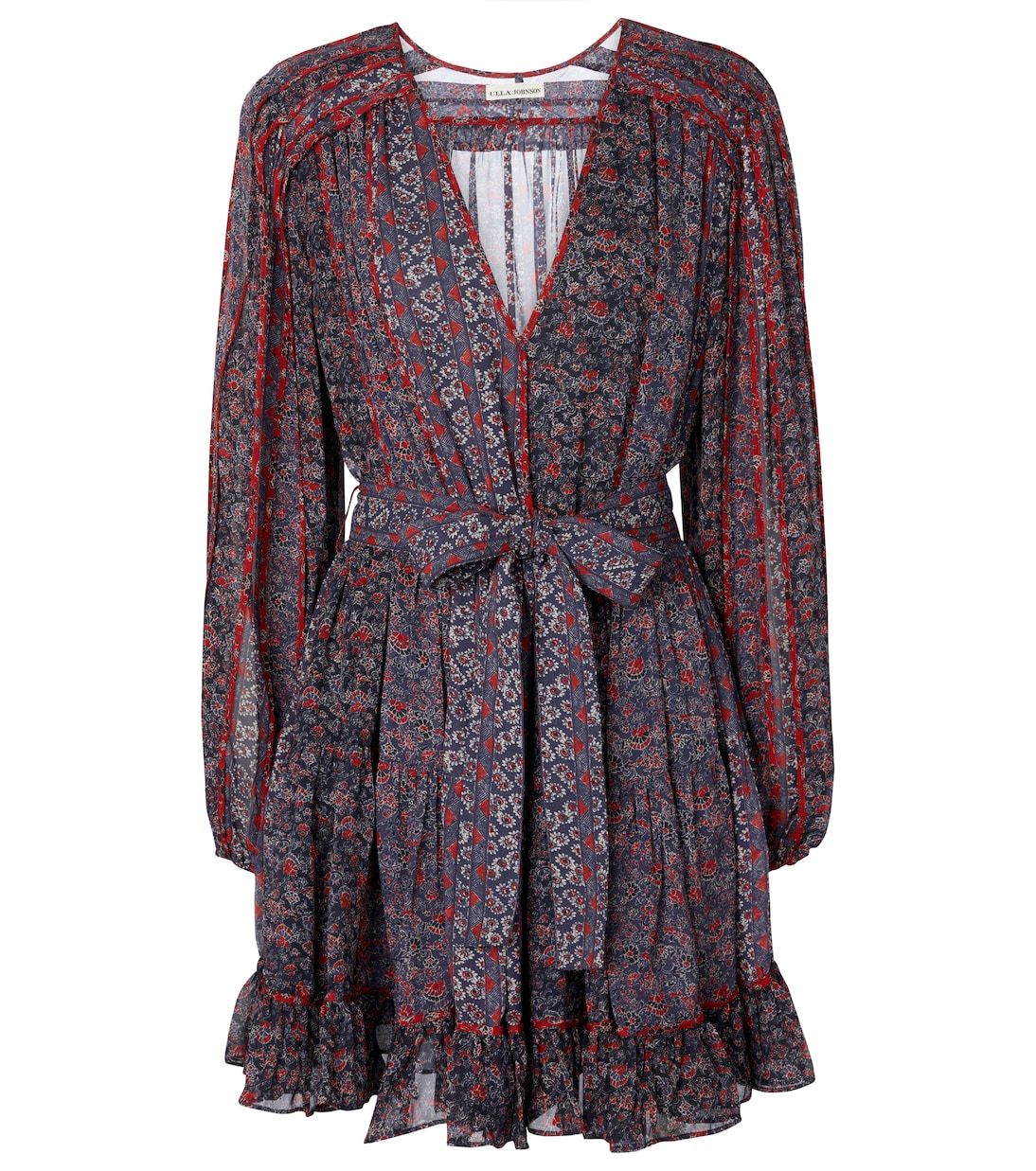 Eleni floral silk minidress | Ulla Johnson