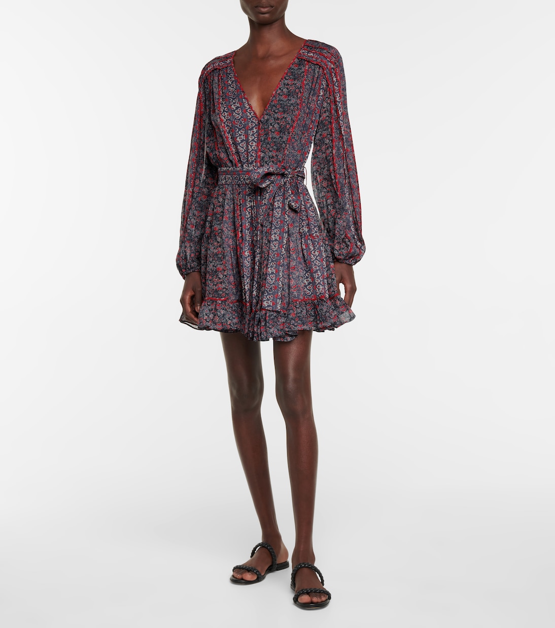 Eleni floral silk minidress | Ulla Johnson