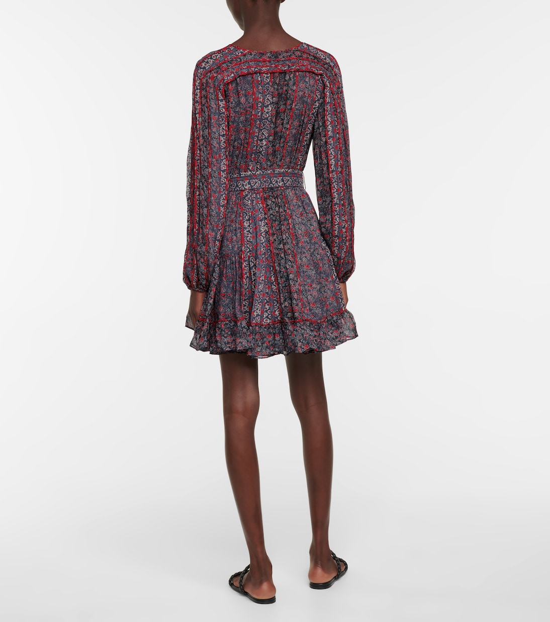 Eleni floral silk minidress | Ulla Johnson