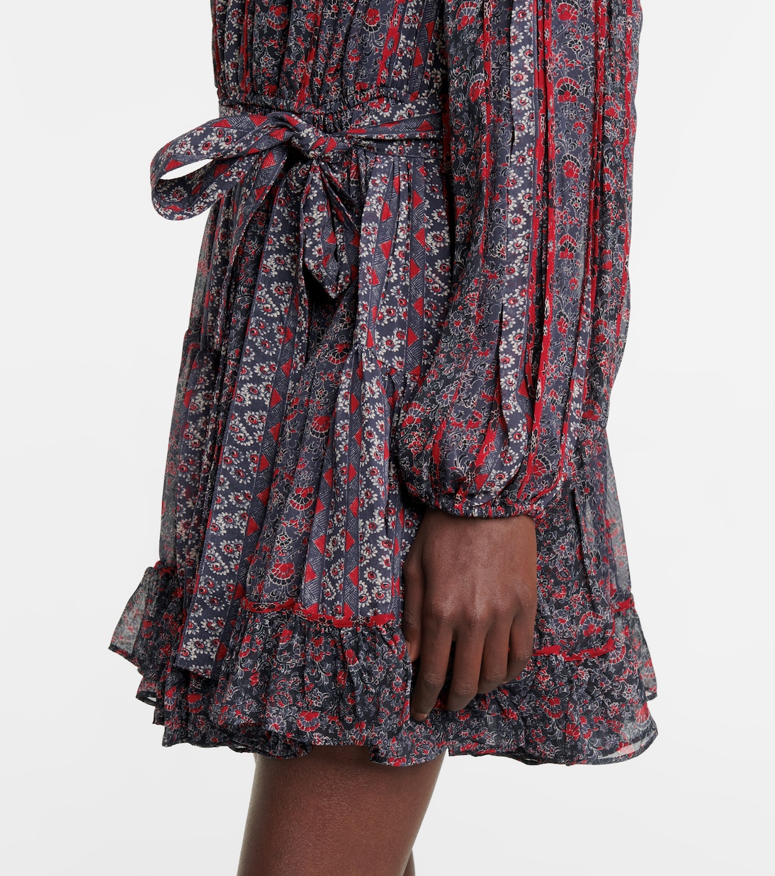 Eleni floral silk minidress | Ulla Johnson