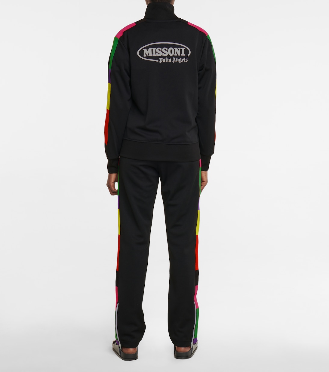 x Missoni - Felpa in jersey tecnico con zip | Palm Angels