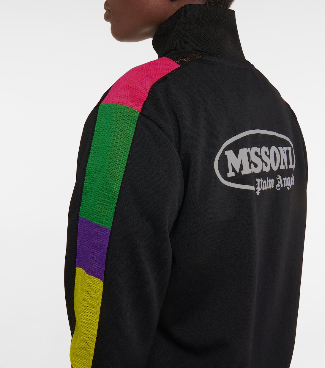 x Missoni - Felpa in jersey tecnico con zip | Palm Angels