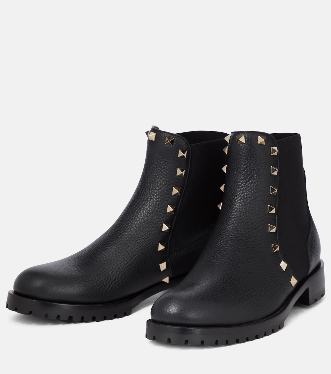 Rockstud leather Chelsea boots | Valentino Garavani