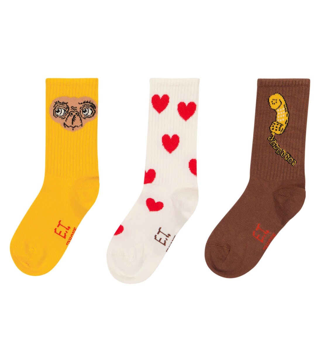 X Universal Pictures International® E.T. Set aus drei Paar Socken | Mini Rodini