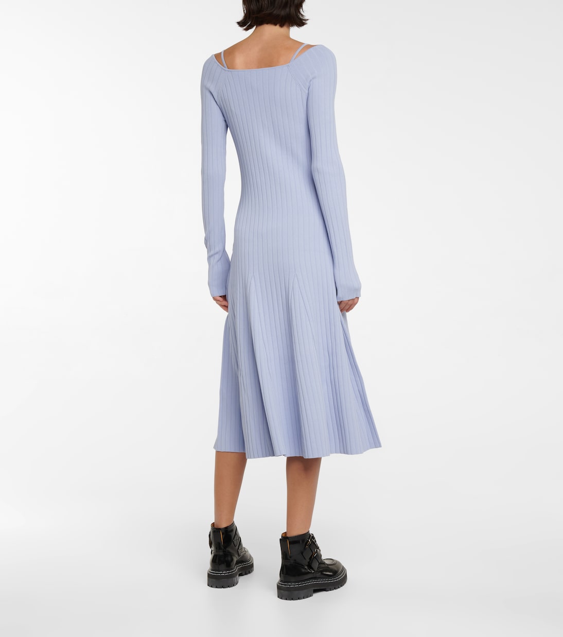 Midikleid White Label aus Wolle | Proenza Schouler