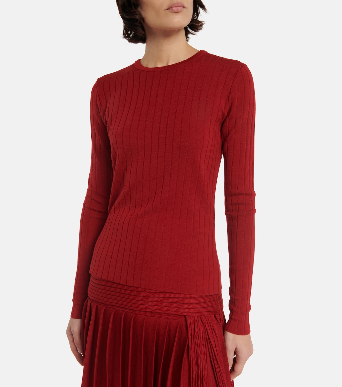 Jersey Brin de lana acanalado | Gabriela Hearst