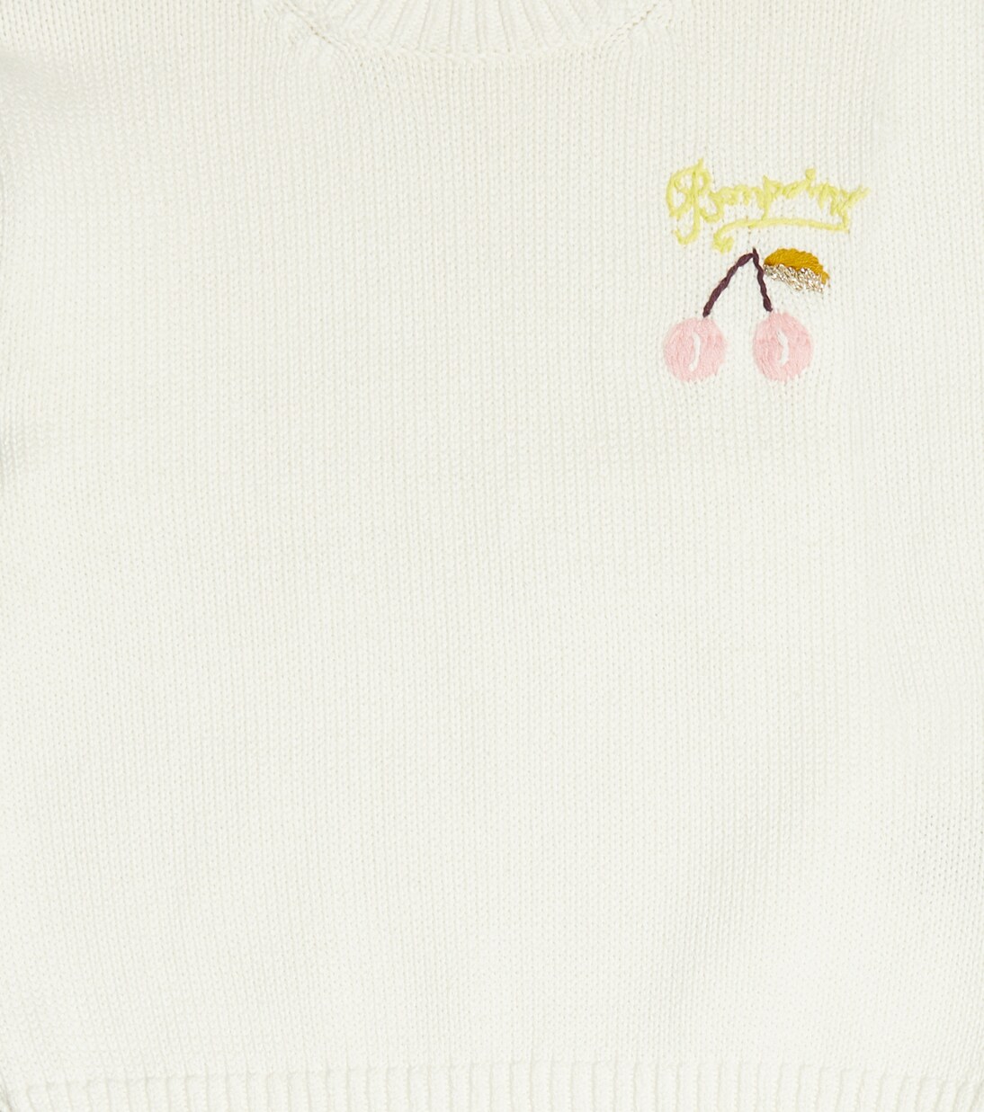 Bestickter Pullover aus Baumwolle | Bonpoint