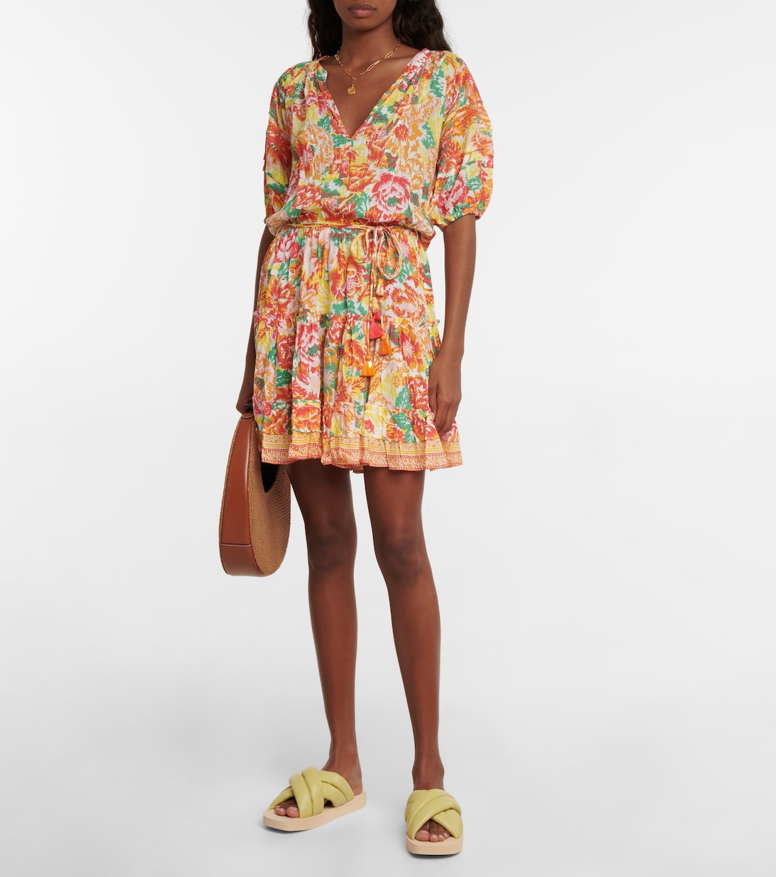 Bona tiered minidress | Poupette St Barth