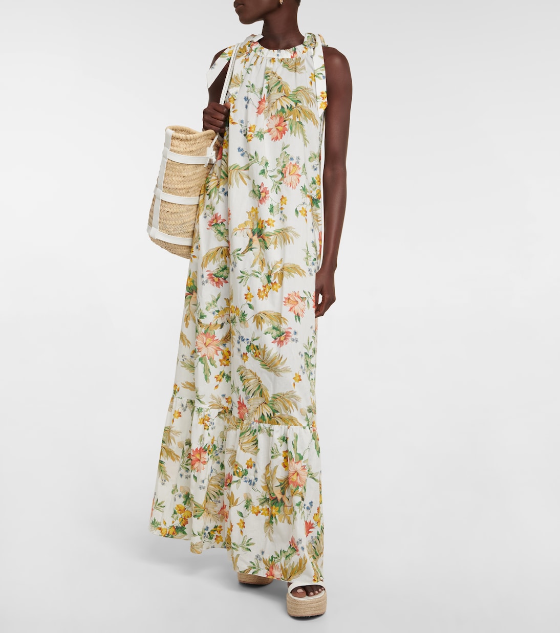 Vacation Maxikleid Dimitra aus Baumwolle | Erdem
