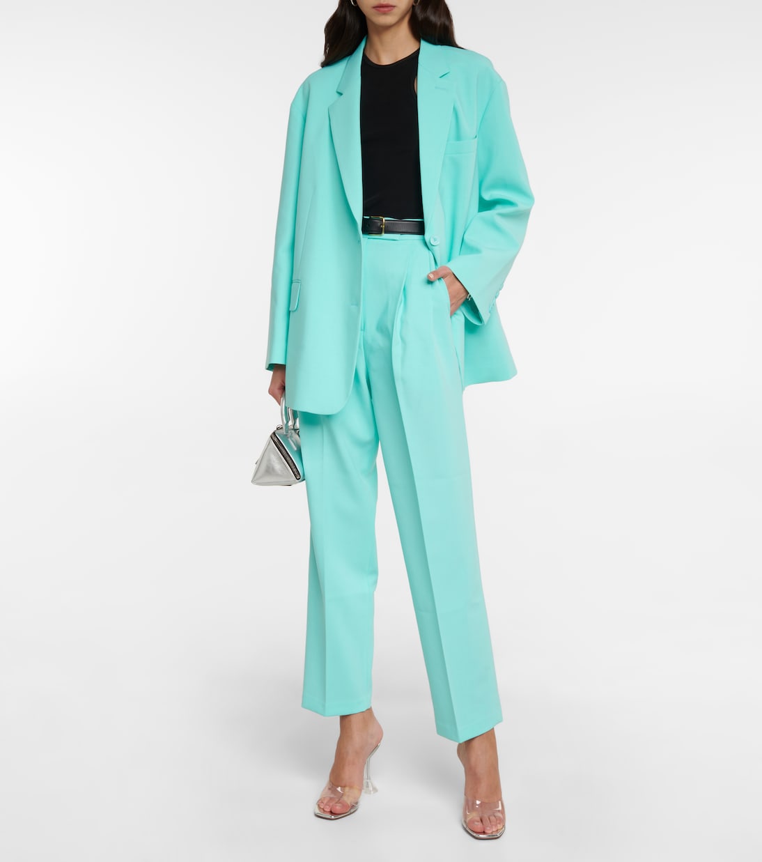 Bea high-rise straight pants | The Frankie Shop
