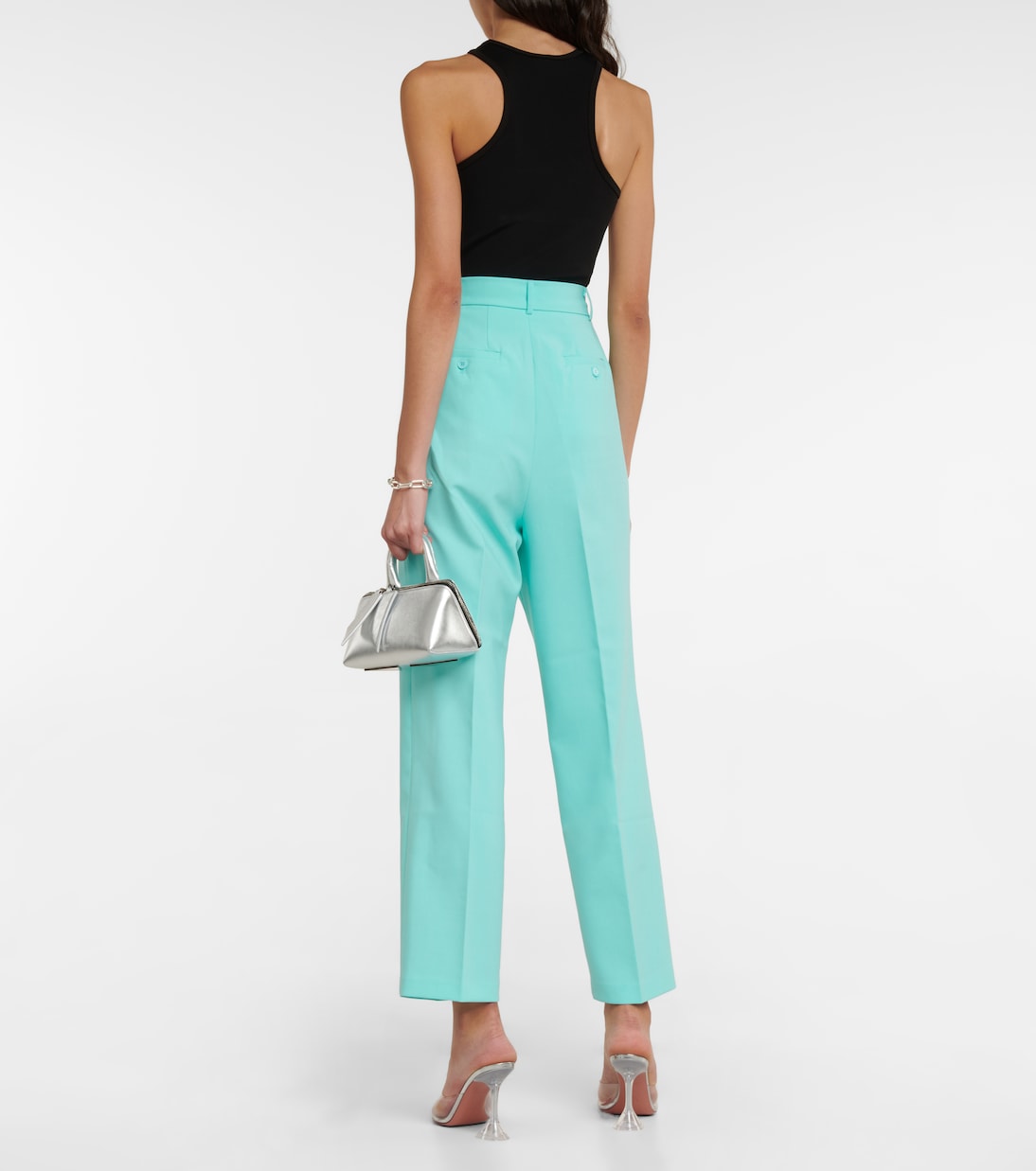 Bea high-rise straight pants | The Frankie Shop