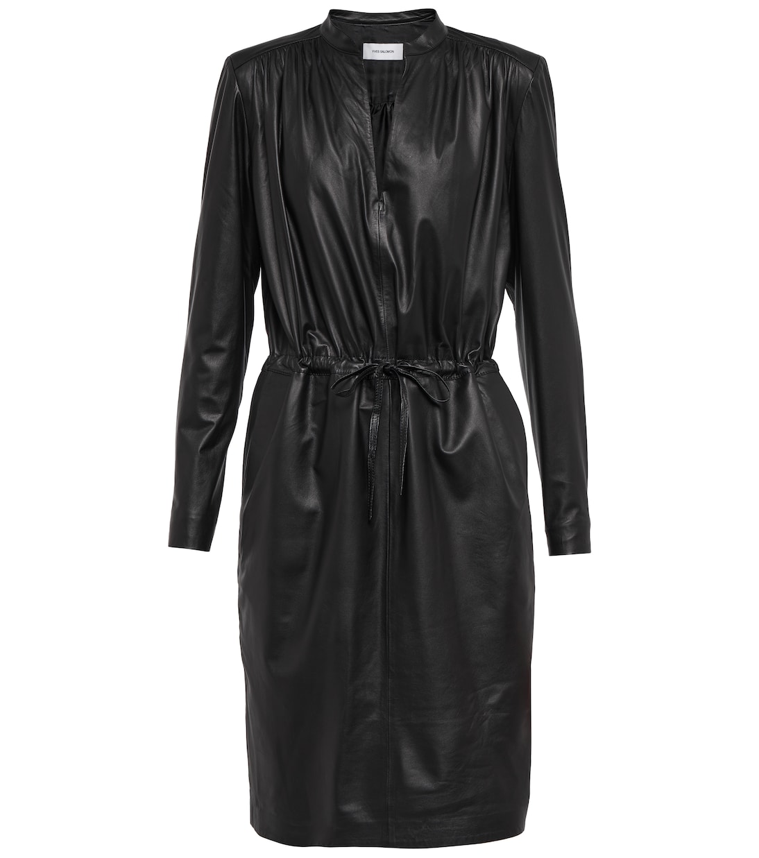 Leather minidress | Yves Salomon