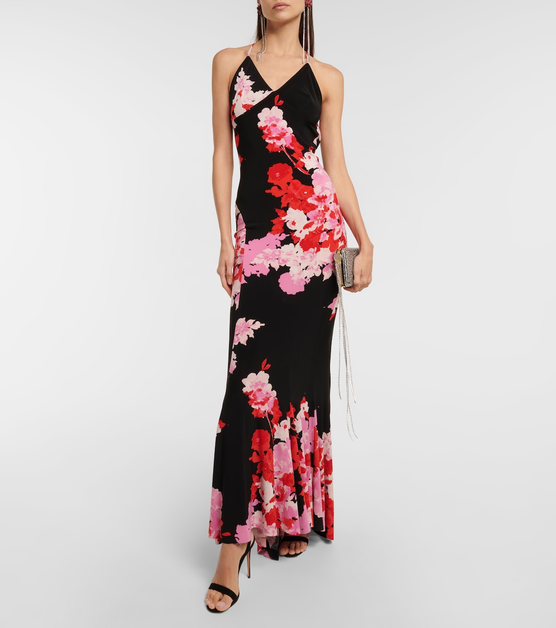 Floral jersey gown | Norma Kamali
