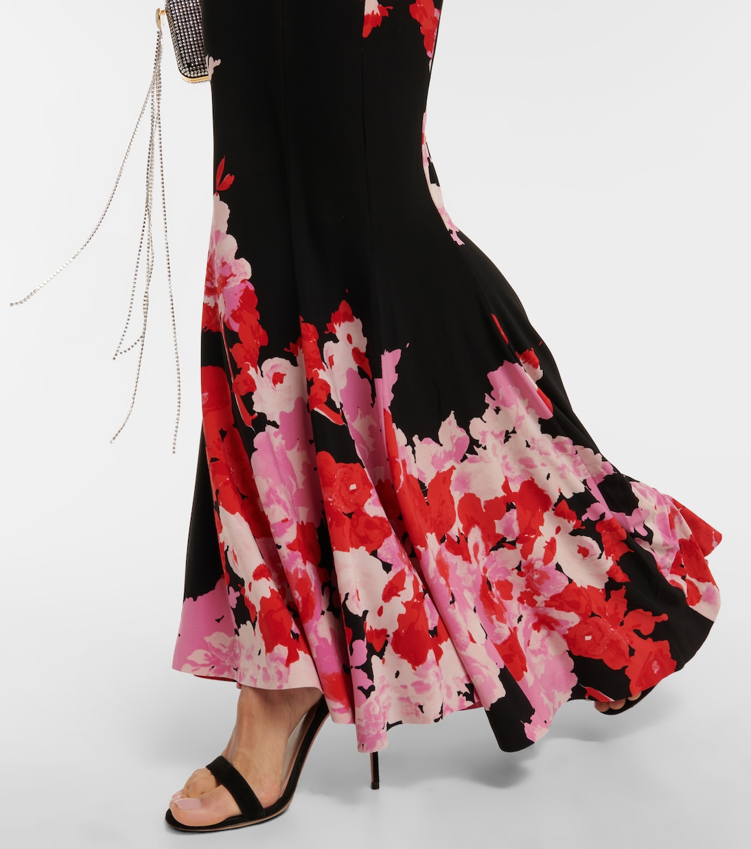 Floral jersey gown | Norma Kamali
