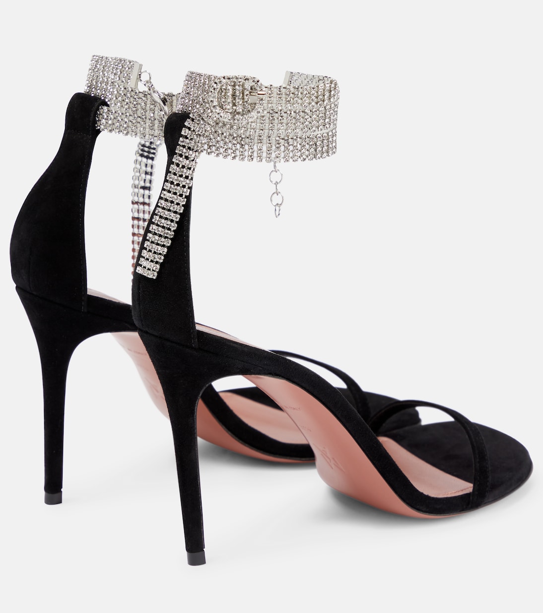 Giorgia embellished suede sandals | Amina Muaddi