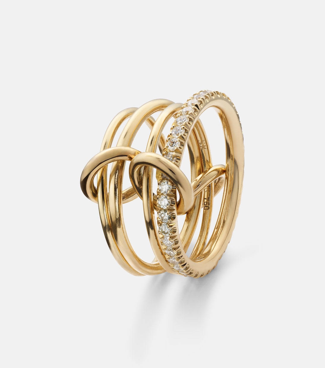 Bague Pisces Pavé en or 18 ct et diamants | Spinelli Kilcollin