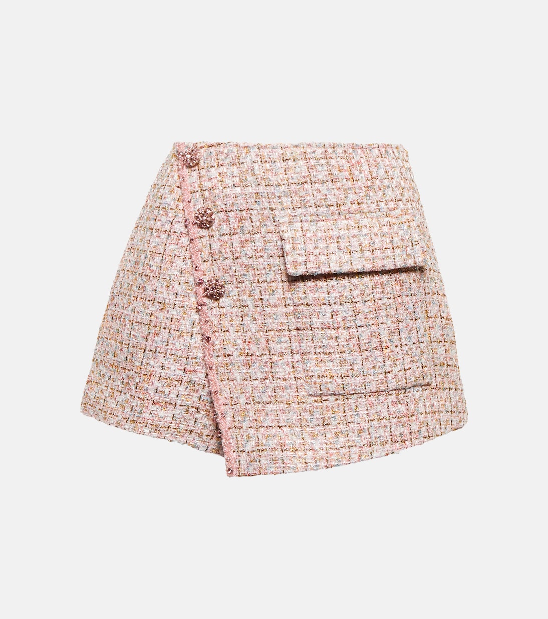 High-Rise Shorts aus Tweed | Self-Portrait