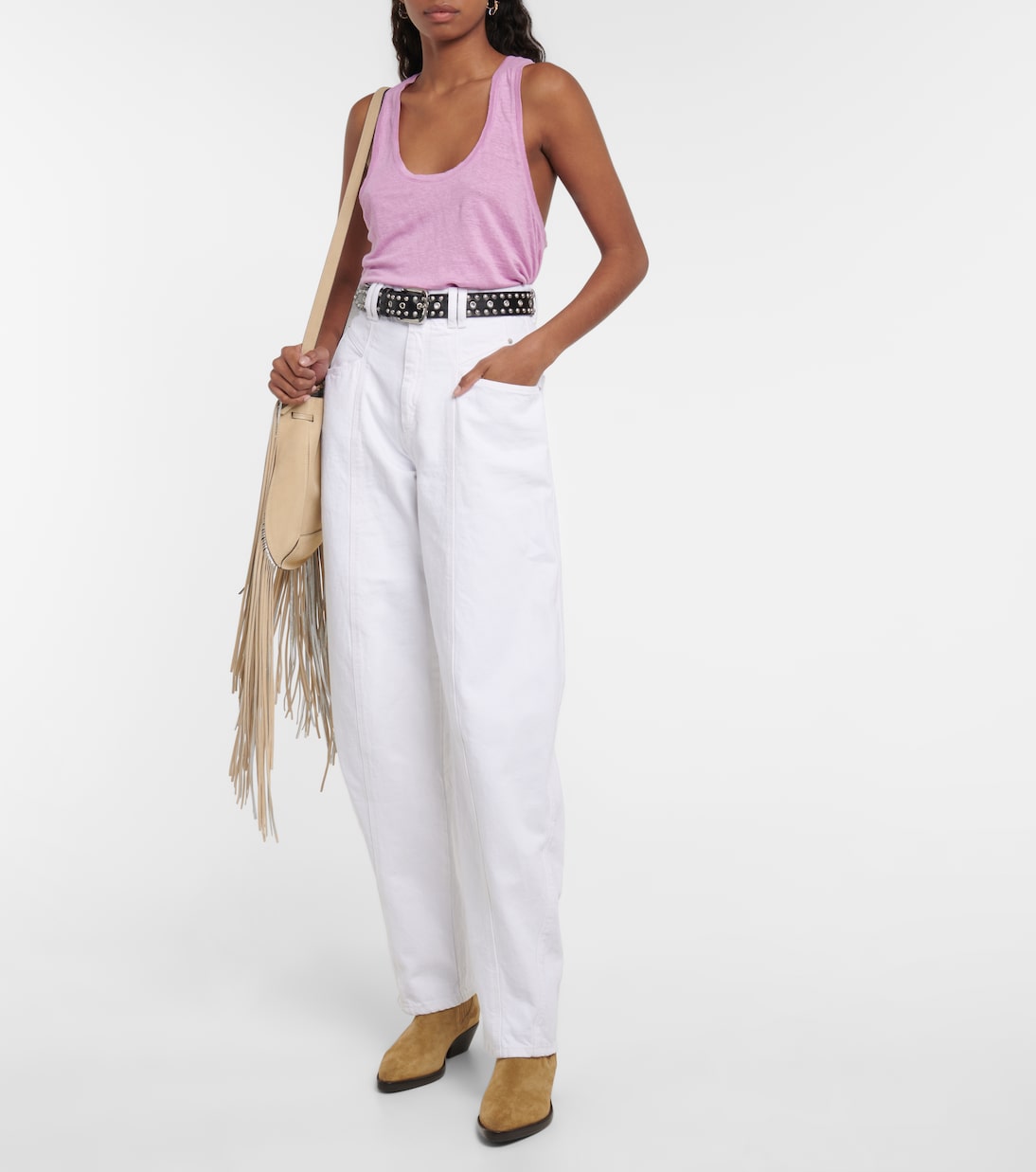 Tank top Avien in lino | Marant Etoile