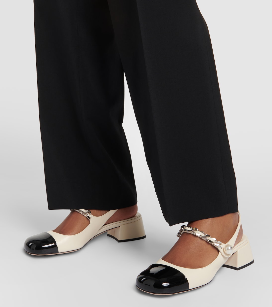 Escarpins en cuir verni | Miu Miu