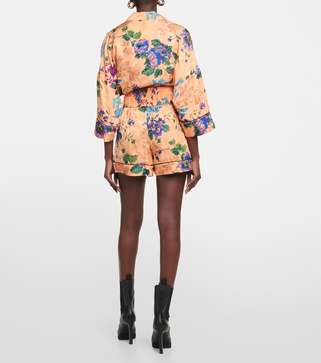 Shorts pigiama in jacquard con stampa | Off-White