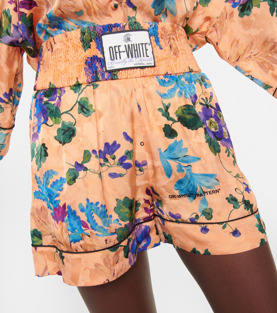 Shorts pigiama in jacquard con stampa | Off-White