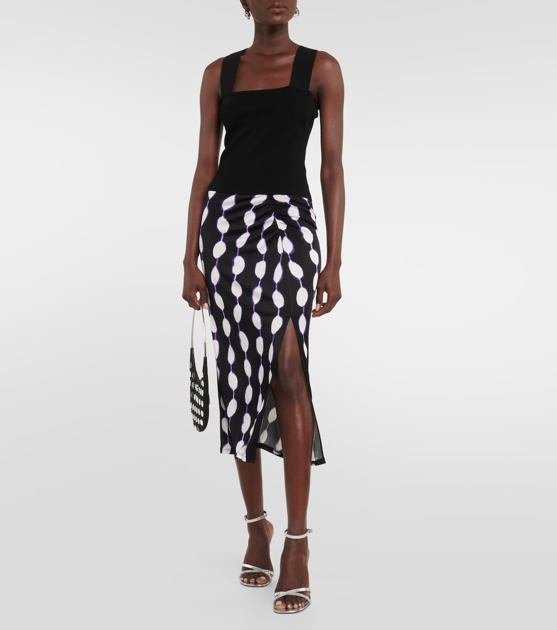 Garcel printed jersey midi skirt | Diane von Furstenberg