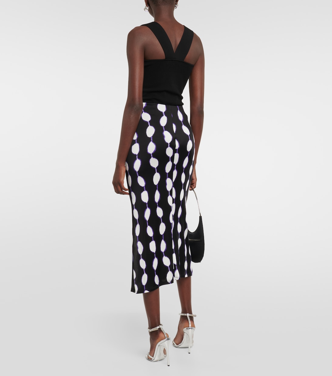 Garcel printed jersey midi skirt | Diane von Furstenberg