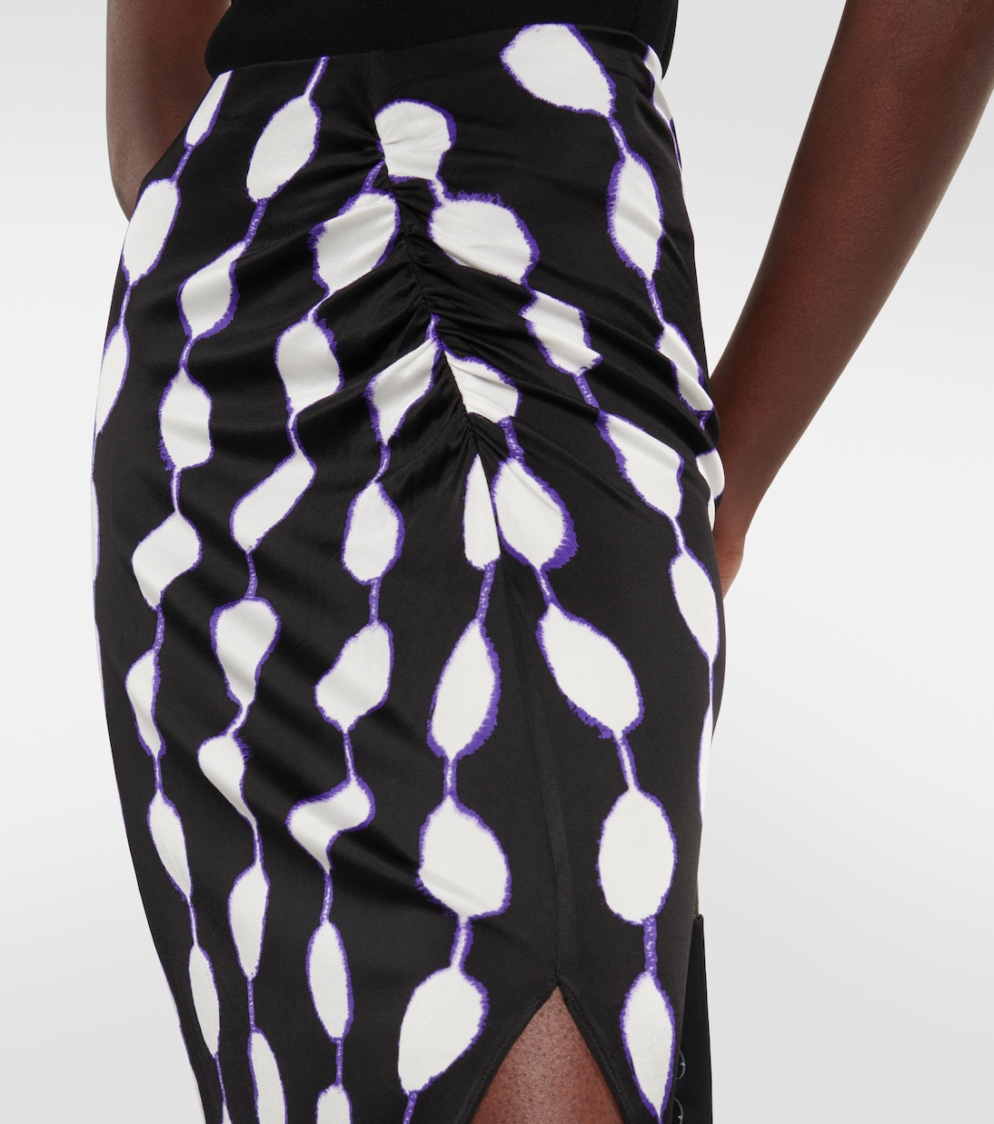 Garcel printed jersey midi skirt | Diane von Furstenberg