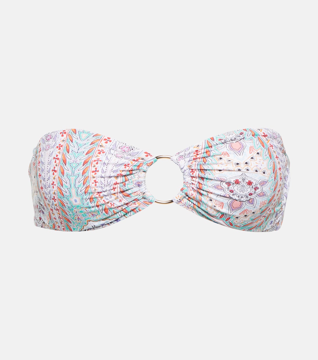 Top bikini a fascia Tortola con stampa | Melissa Odabash