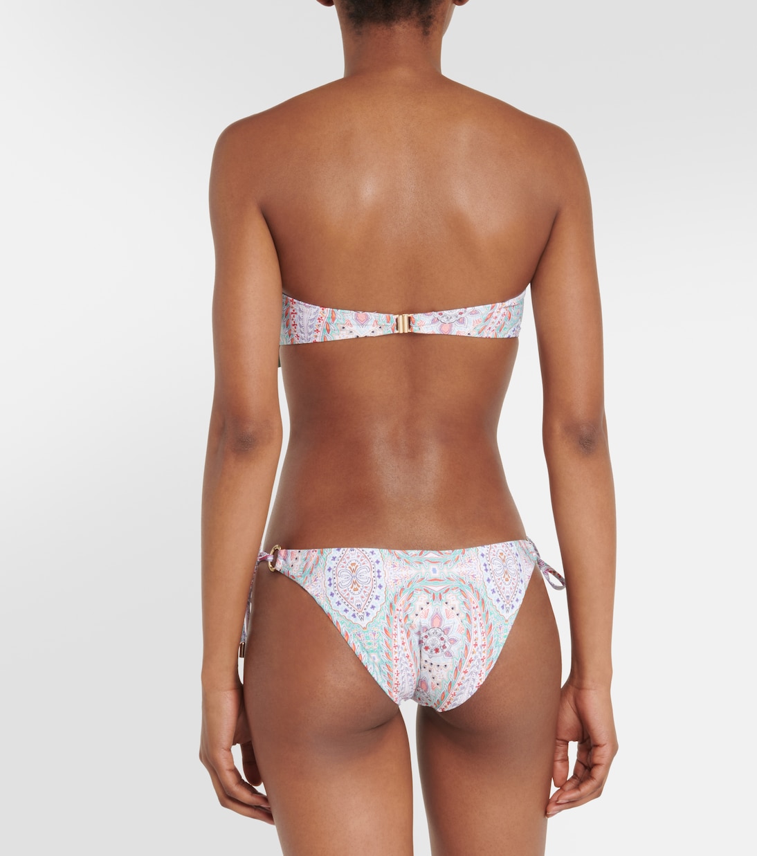 Top bikini a fascia Tortola con stampa | Melissa Odabash