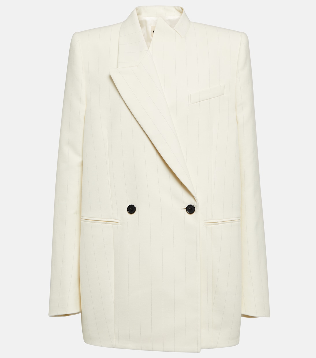 Veste de smoking Malek rayée en coton | Khaite