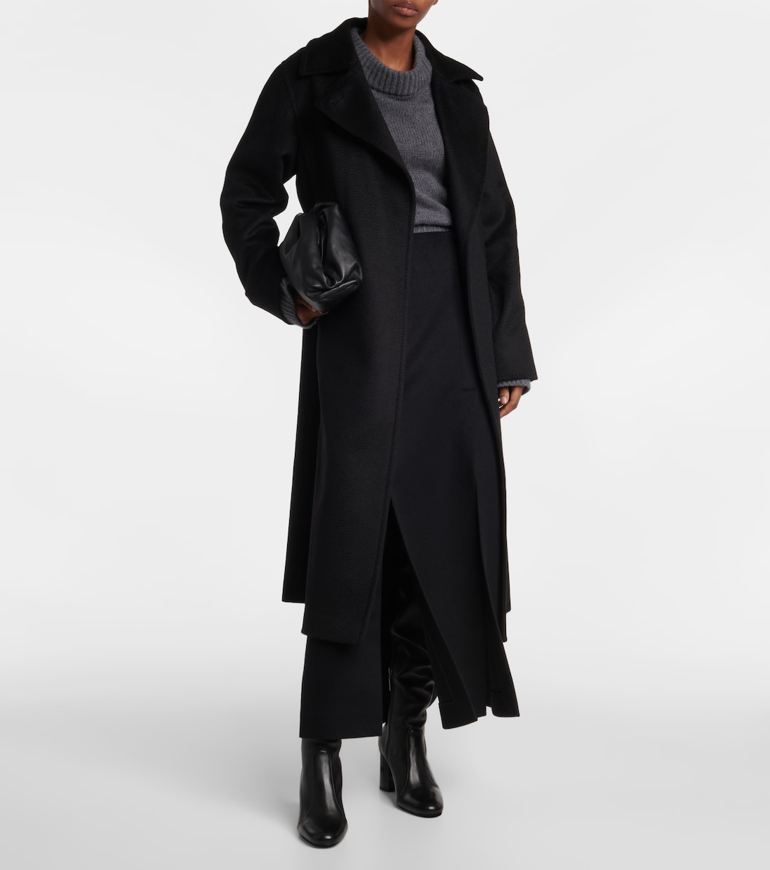 Botas mosqueteras Damier de piel | Max Mara
